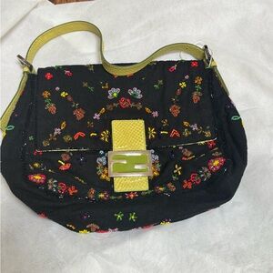 Fendi beaded mamma baguette 2000s